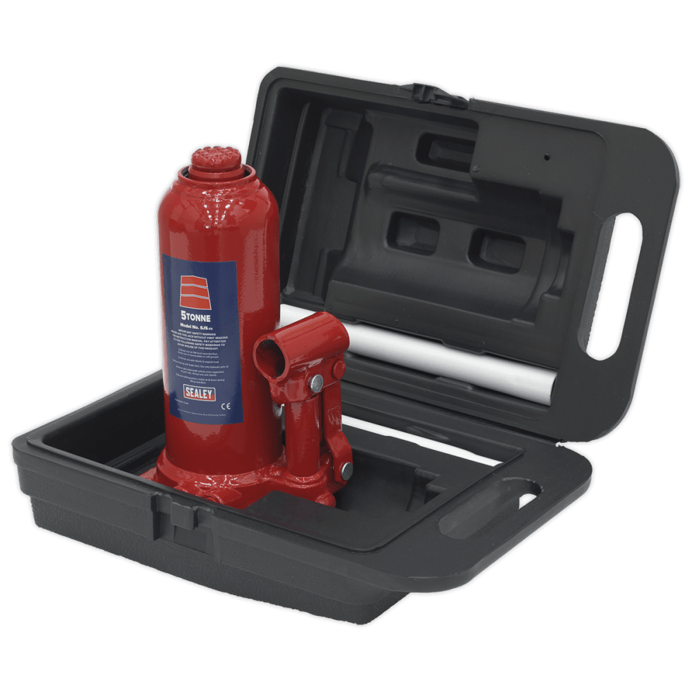Sealey Bottle Jack 5tonne with Carry-Case Model No-SJ5BMC