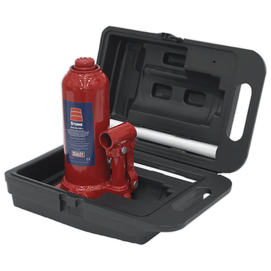 Sealey Bottle Jack 5tonne with Carry-Case Model No-SJ5BMC