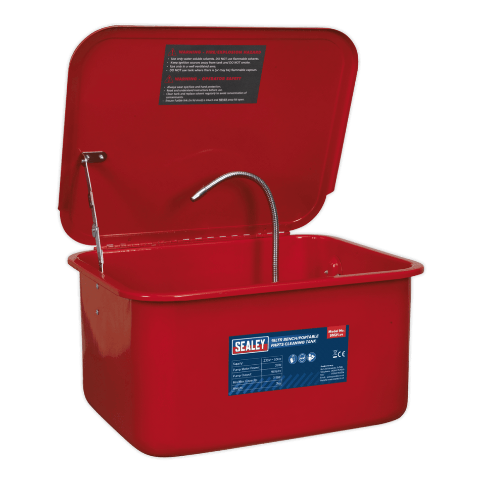 Sealey Parts Cleaning Tank Bench/Portable Model No-SM21