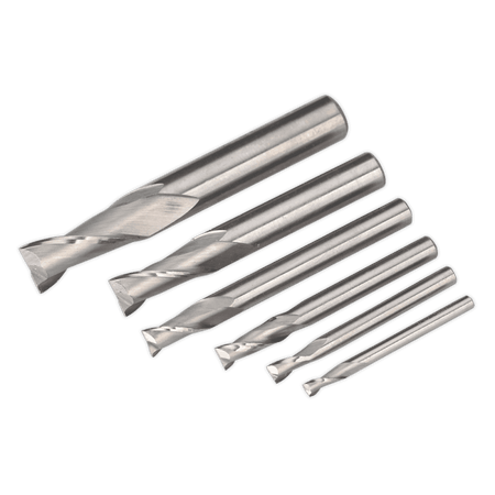 Sealey HSS End Mill Set MT2 3-10mm Model No-SM2503EMSET