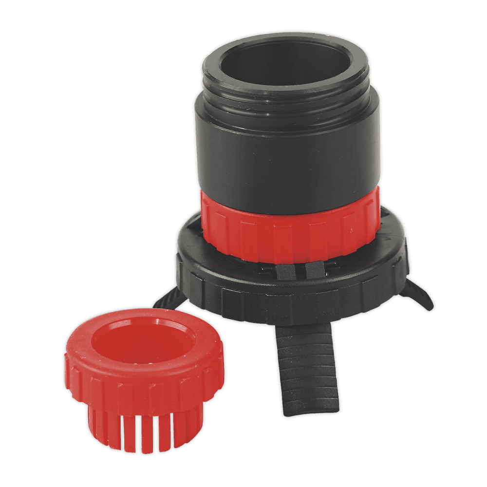 Sealey Universal Drum Adaptor fits SOLV/SF to Plastic Pouring Spouts Model No-SOLV/SFX