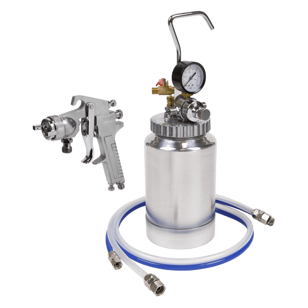Sealey Pressure Pot System with Spray Gun & Hoses 1.8mm Set-Up Model No-SSG1P