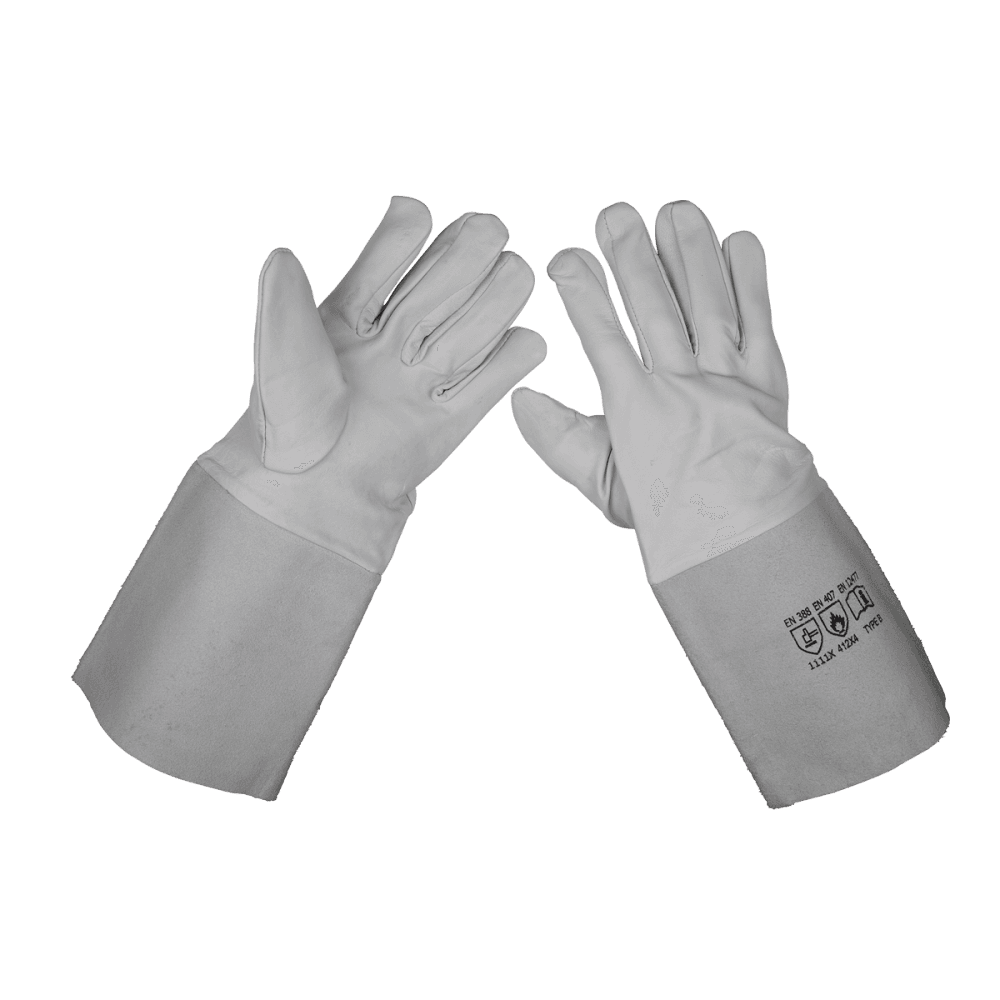 Sealey TIG Welding Gauntlets Pair Model No-SSP142