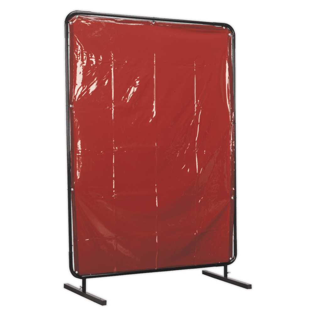 Sealey Workshop Welding Curtain to BS EN 1598 & Frame 1.3 x 1.75mtr Model No-SSP99