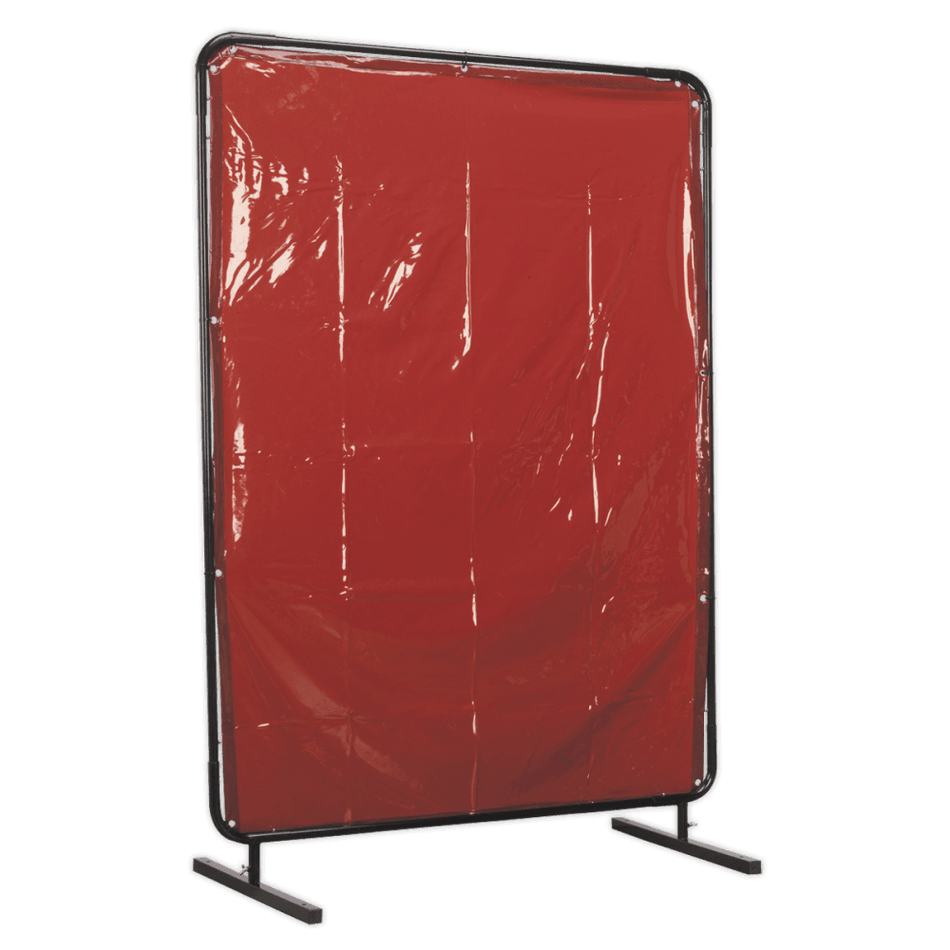 Sealey Workshop Welding Curtain to BS EN 1598 & Frame 1.3 x 1.75mtr Model No-SSP99