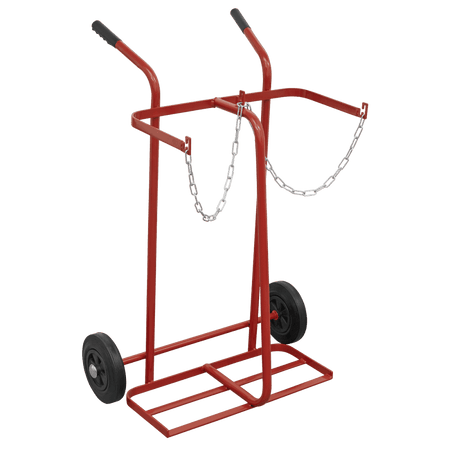 Sealey Welding Bottle Trolley - 2 Bottle Model No-ST28/B