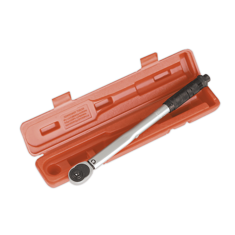Sealey Torque Wrench Micrometer Style 3/8"Sq Drive 7-112Nm/5-83lb.ft Model No-STW1011