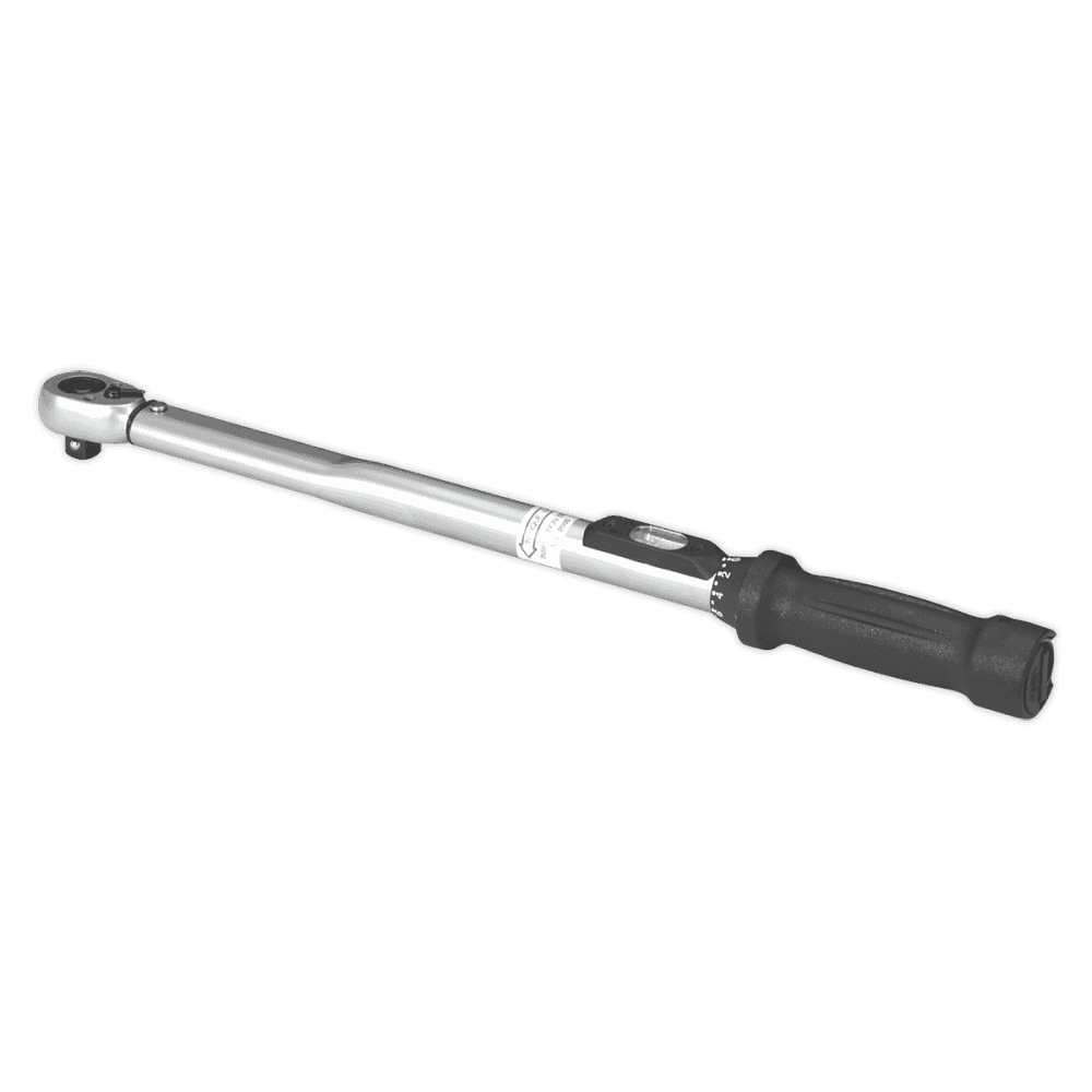 Sealey Torque Wrench Locking Micrometer Style 1/2"Sq Drive Calibrated Model No-STW201