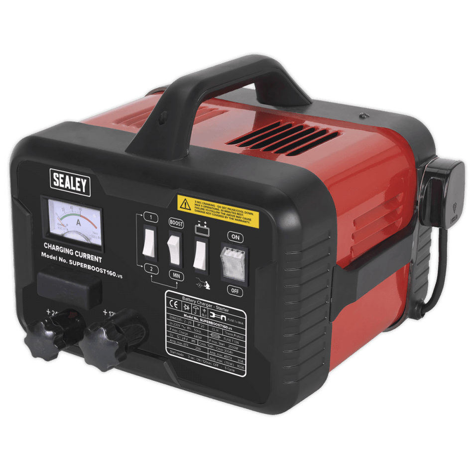 Sealey Starter/Charger 160/40Amp 12/24V 230V Model No-SUPERBOOST160