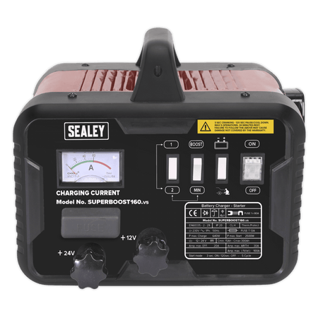 Sealey Starter/Charger 160/40Amp 12/24V 230V Model No-SUPERBOOST160
