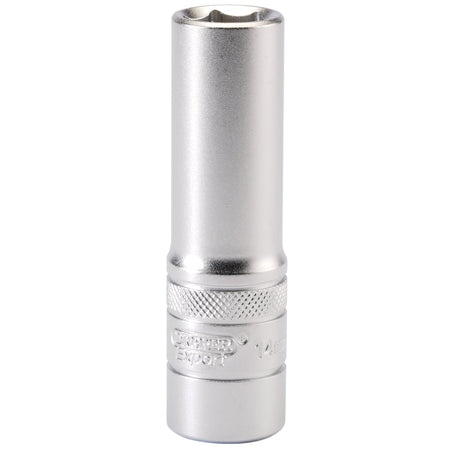 DRAPER 1/2" Square Drive 6 Point Metric Deep Socket (14mm): Model No. HT-MM/MS