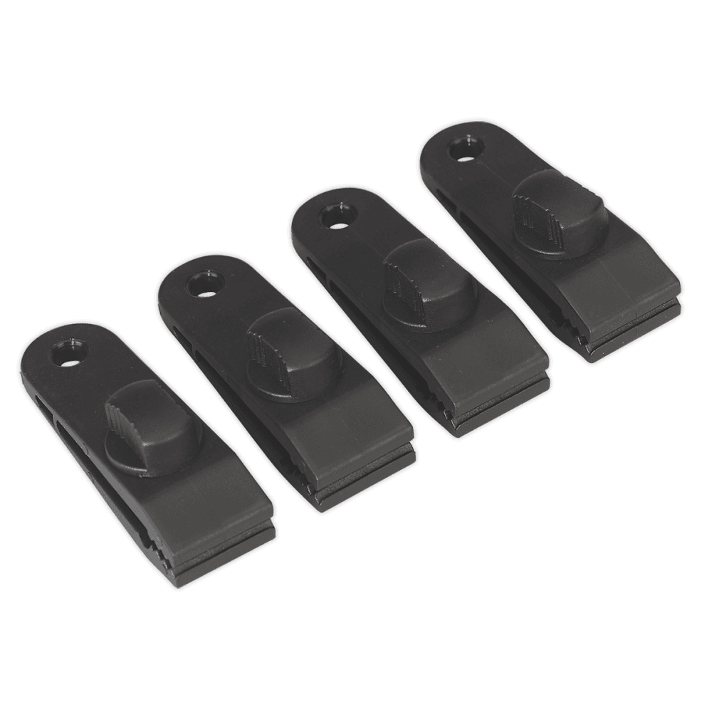 Sealey Tarpaulin Clips 4pc Model No-TARP4
