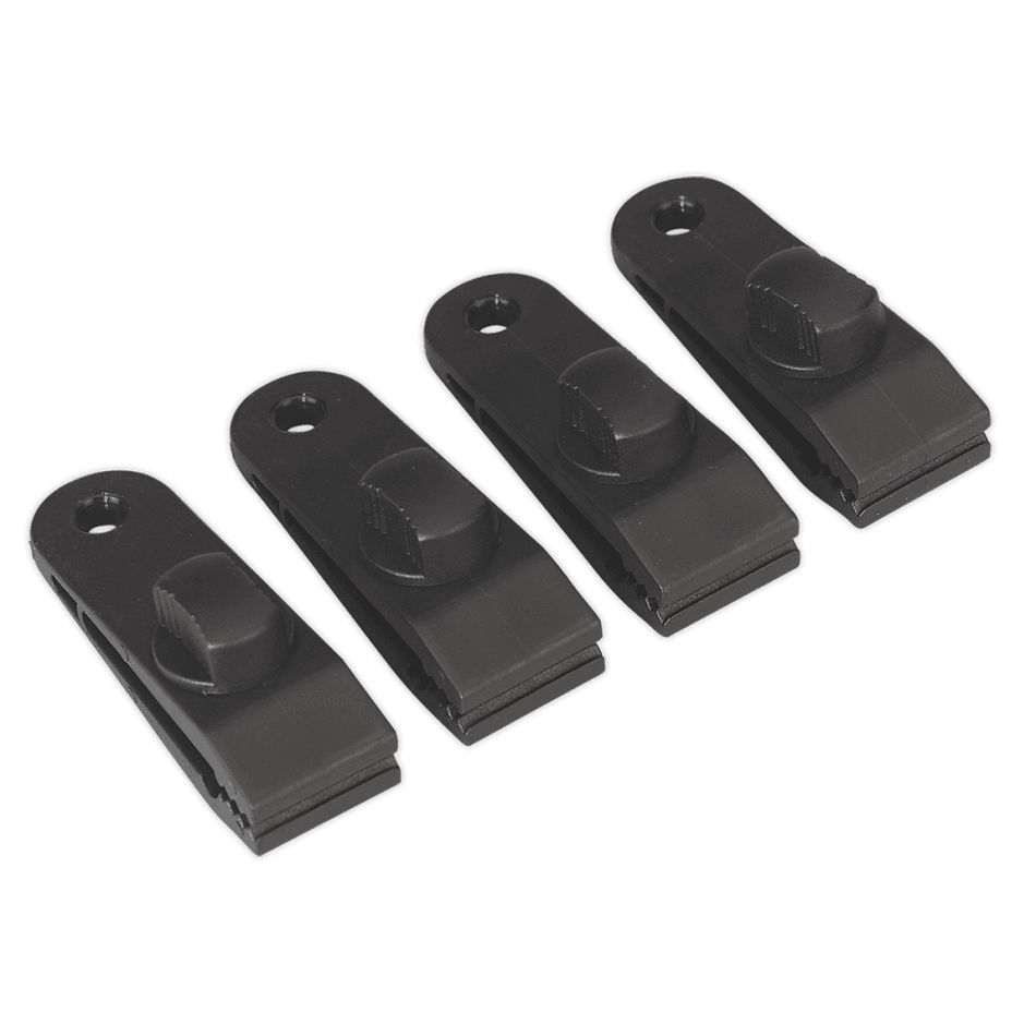 Sealey Tarpaulin Clips 4pc Model No-TARP4