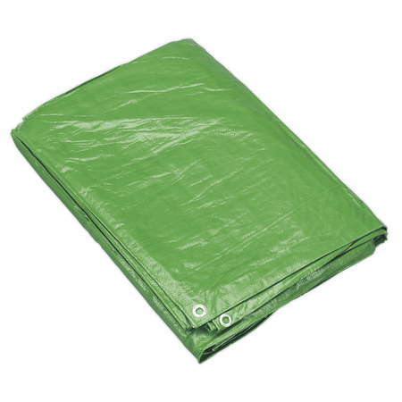 Sealey Tarpaulin 1.83 x 2.44mtr Green Model No-TARP68G