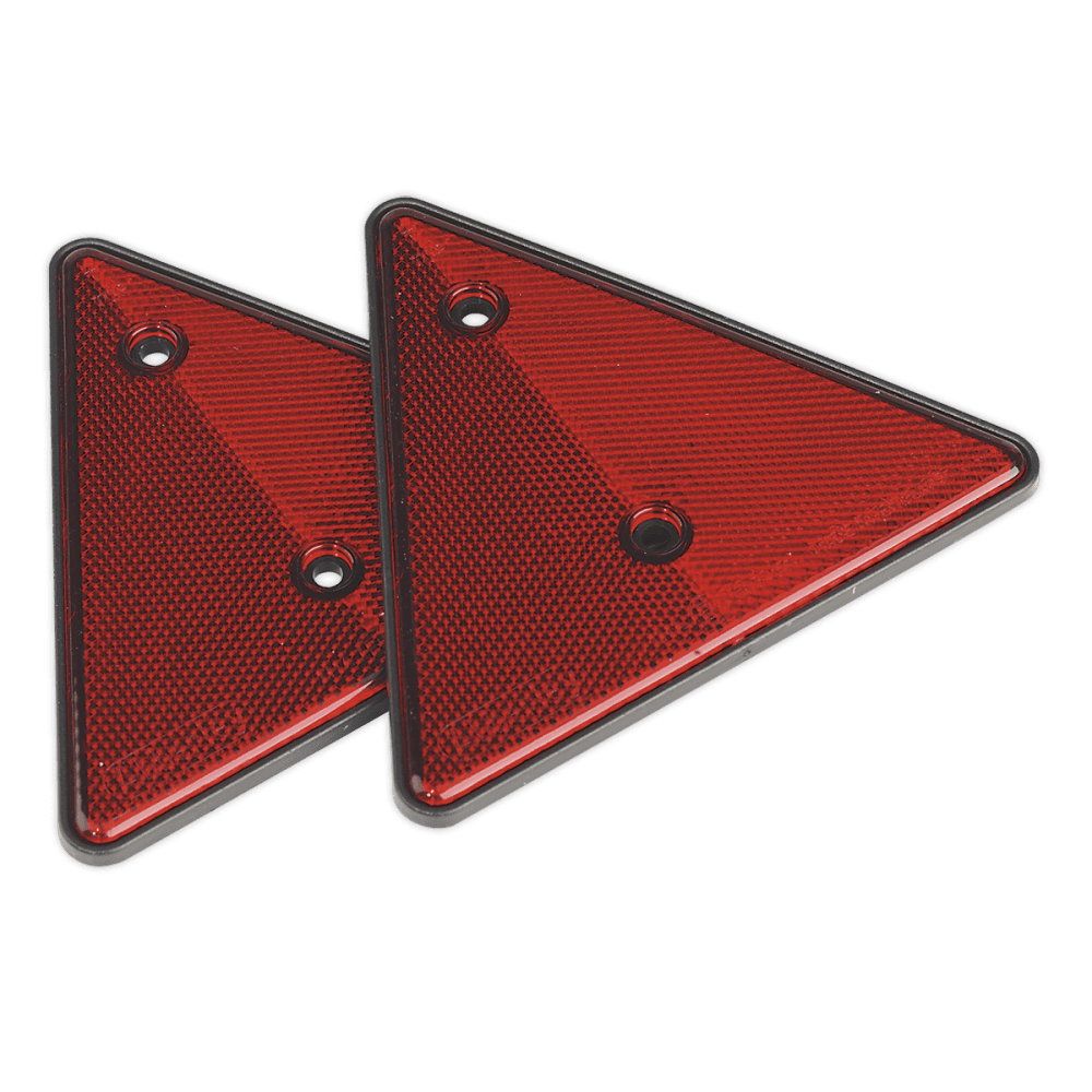 Sealey Rear Reflective Red Triangle Pack of 2 Model No-TB17