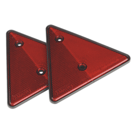 Sealey Rear Reflective Red Triangle Pack of 2 Model No-TB17