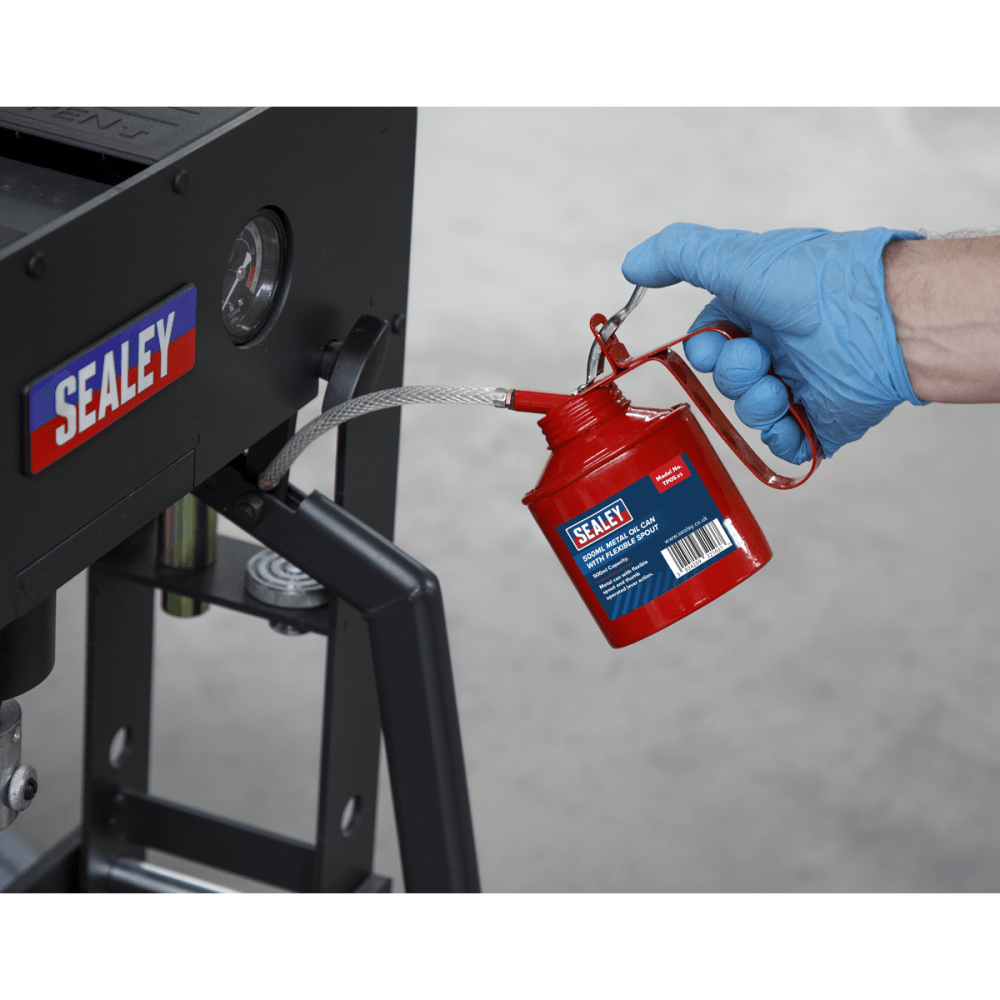 Sealey Metal Oil Can Flexible Spout 500ml Model No-TP05