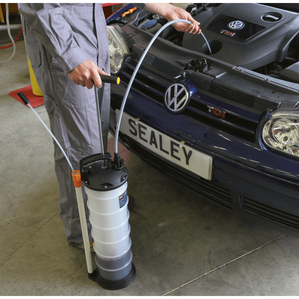 Sealey Vacuum Oil & Fluid Extractor Manual 6.5ltr Model No-TP69