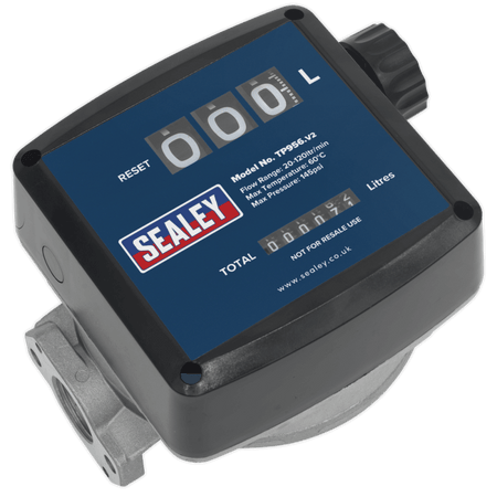 Sealey Diesel/Fluid Meter Batch/Cumulative Totals Model No-TP956