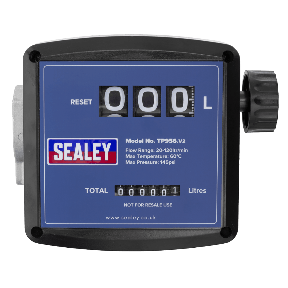 Sealey Diesel/Fluid Meter Batch/Cumulative Totals Model No-TP956