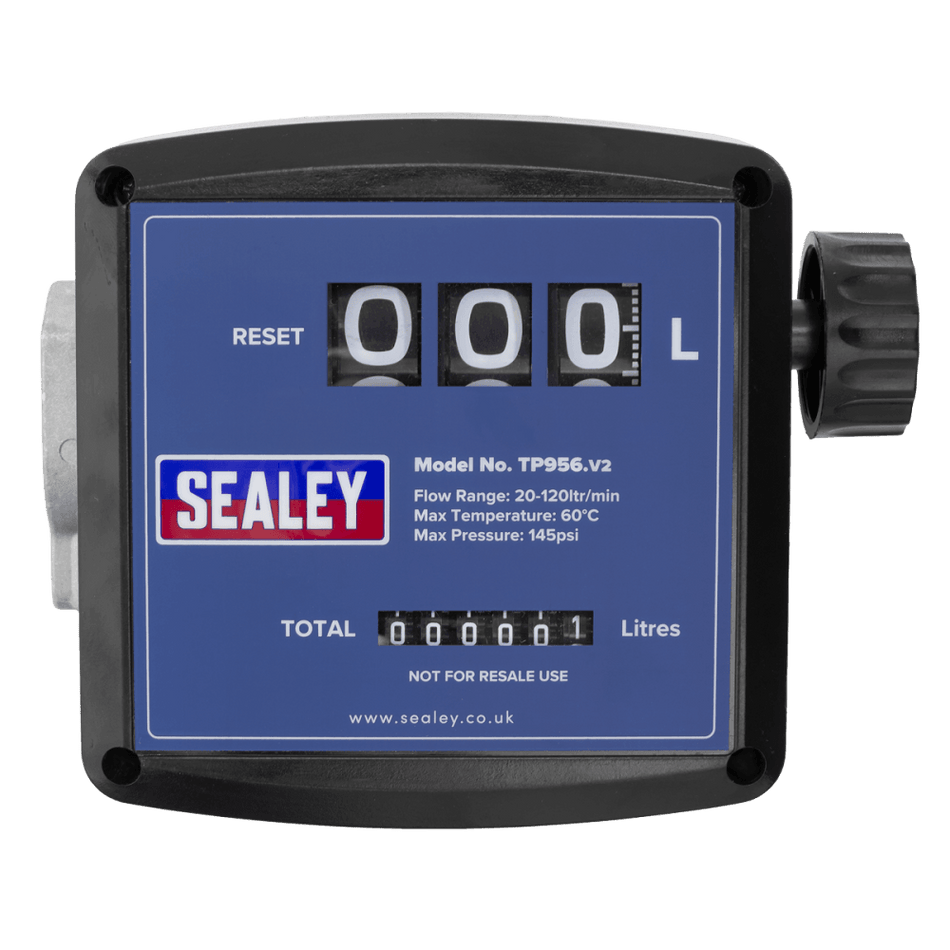 Sealey Diesel/Fluid Meter Batch/Cumulative Totals Model No-TP956