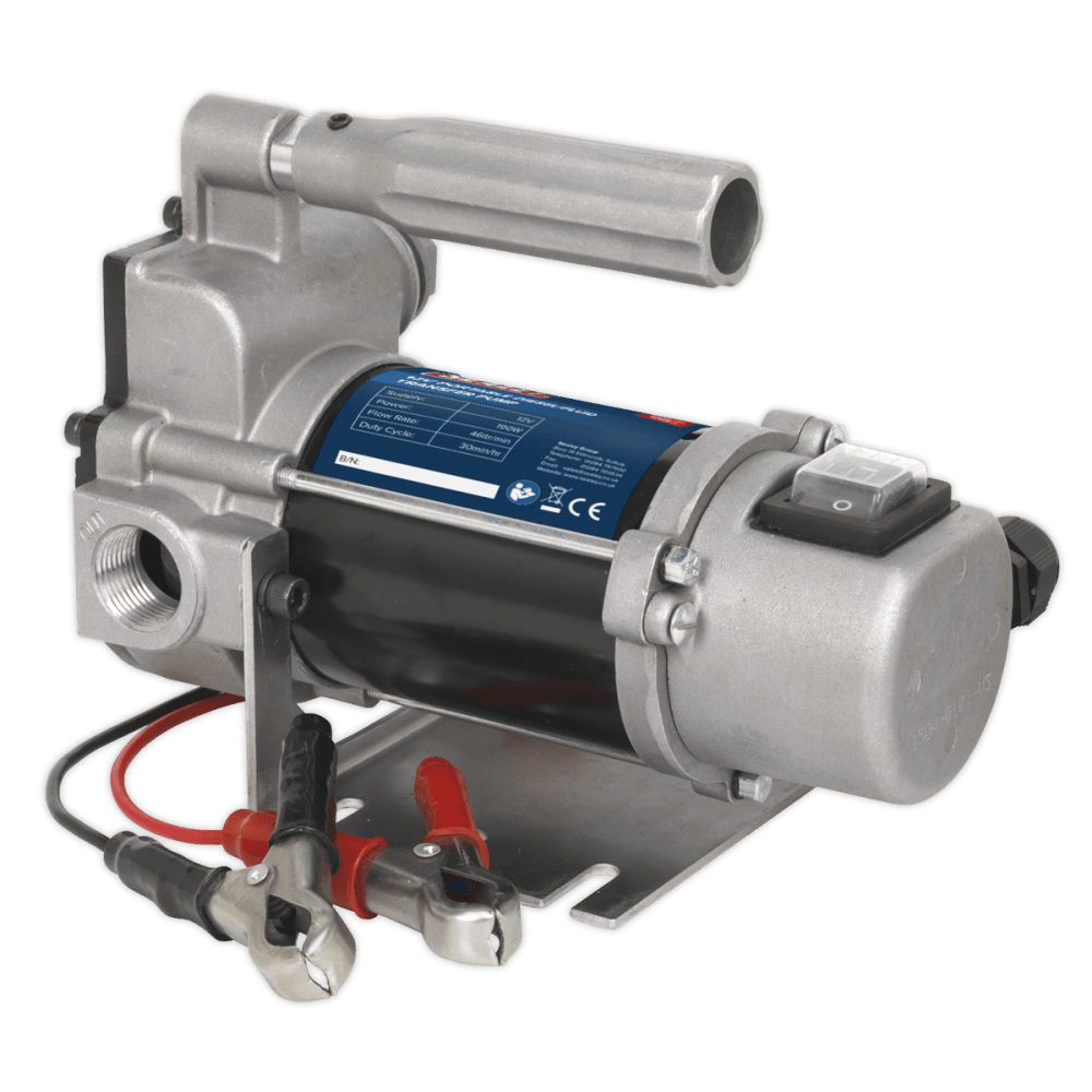 Sealey Diesel/Fluid Transfer Pump Portable 12V Model No-TP96