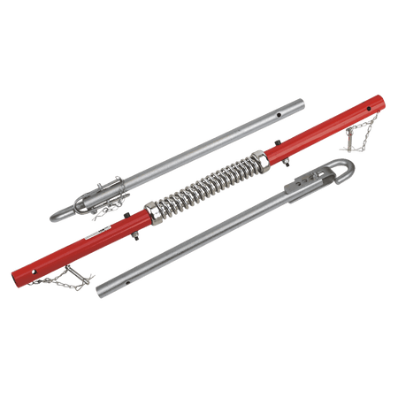 Sealey Tow Pole 2000kg Rolling Load Capacity with Shock Spring TUV/GS Model No-TPK2522