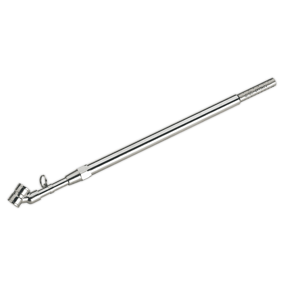 Sealey Tyre Pressure Gauge Deluxe Twin Push-On Connector Model No-TST/PG3