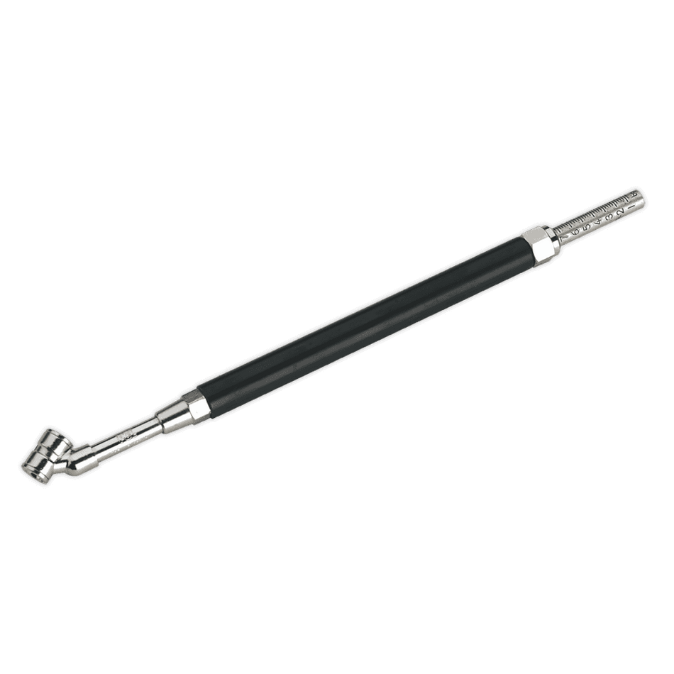 Sealey Tyre Pressure Gauge Deluxe Twin Push-On Connector Model No-TST/PG4