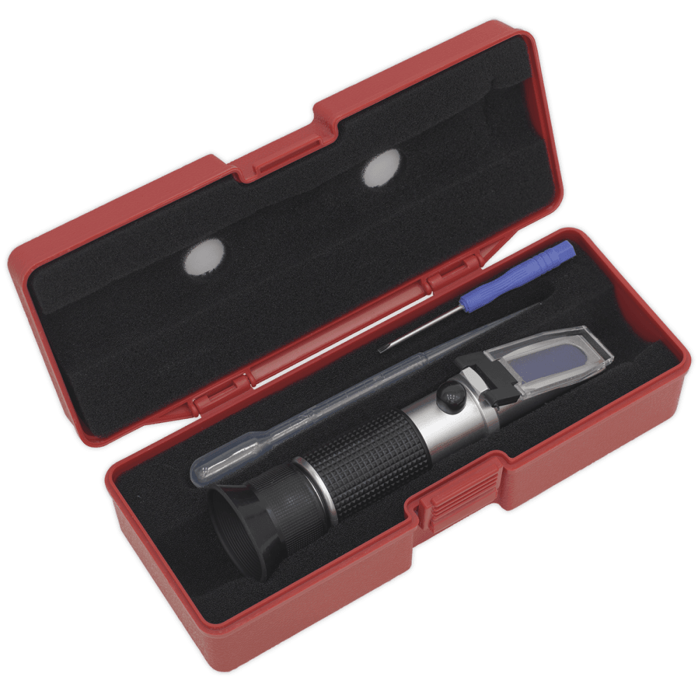 Sealey Refractometer Antifreeze/Battery Fluid/Screenwash Model No-VS005