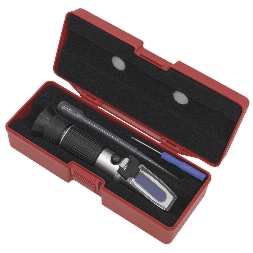 Sealey Refractometer Antifreeze/Battery Fluid/Screenwash Model No-VS005