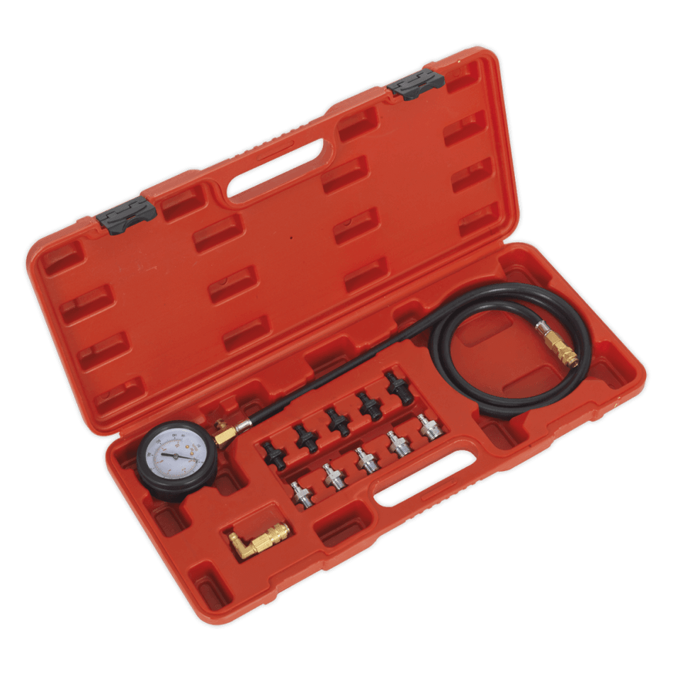 Sealey Oil Pressure Test Kit 12pc Model No-VSE203