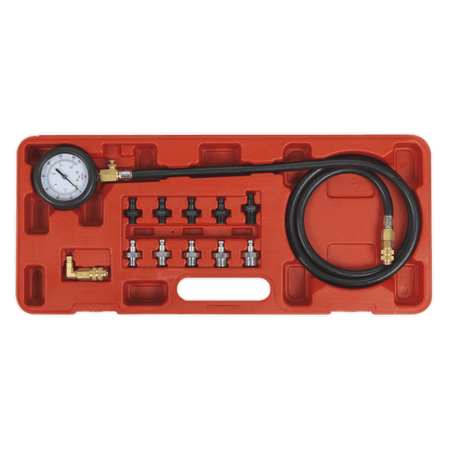 Sealey Oil Pressure Test Kit 12pc Model No-VSE203