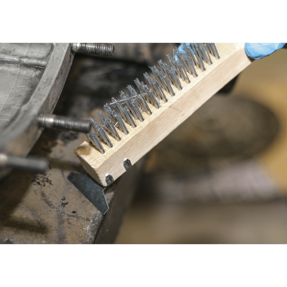 Sealey Wire Brush with Steel Fill & Scraper 260mm Model No-WB03