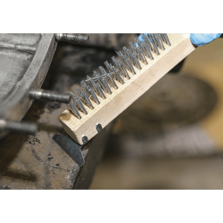 Sealey Wire Brush with Steel Fill & Scraper 260mm Model No-WB03