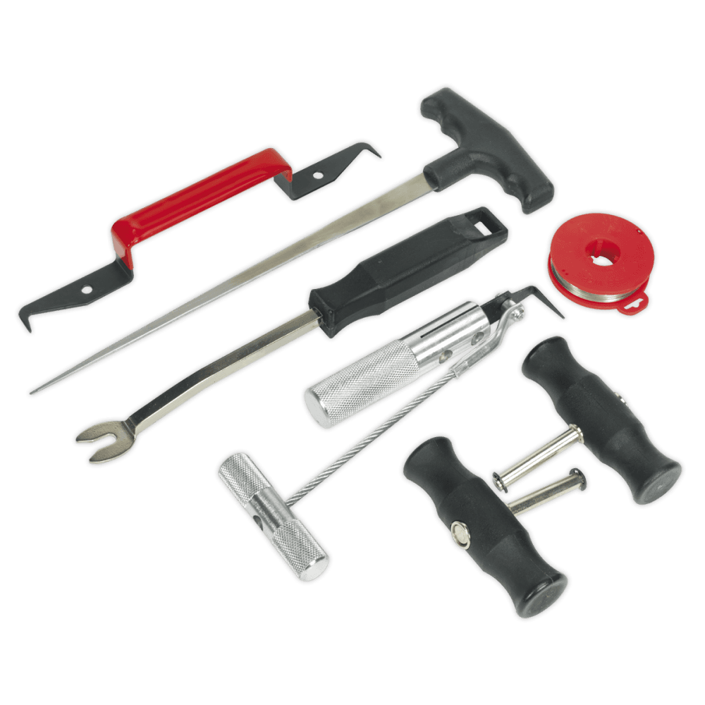 Sealey Windscreen Removal Tool Kit 7pc Model No-WK3