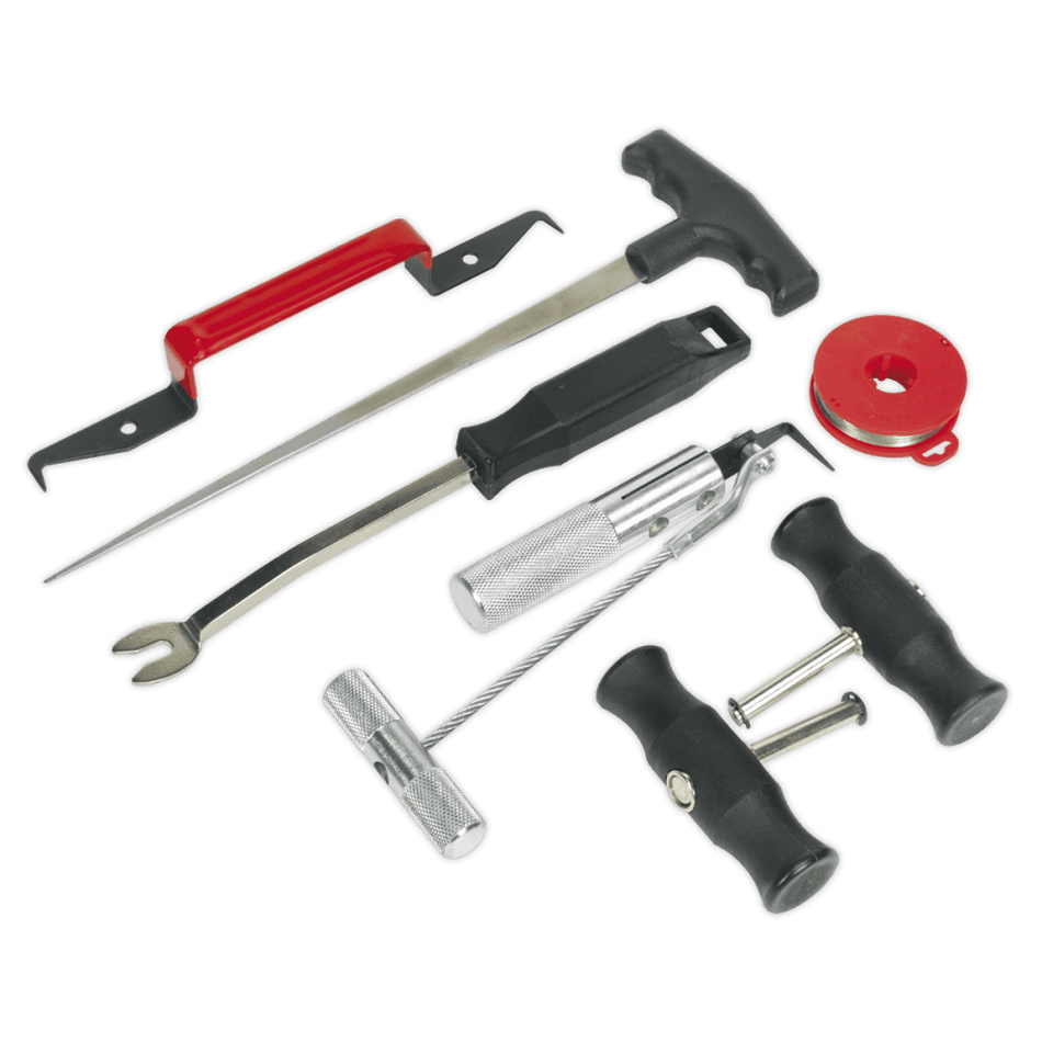 Sealey Windscreen Removal Tool Kit 7pc Model No-WK3