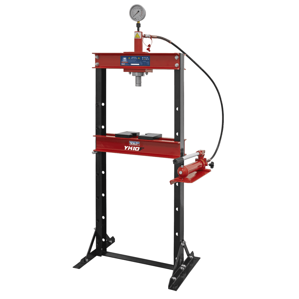 Sealey Hydraulic Press 10tonne Floor Type Model No-YK10F