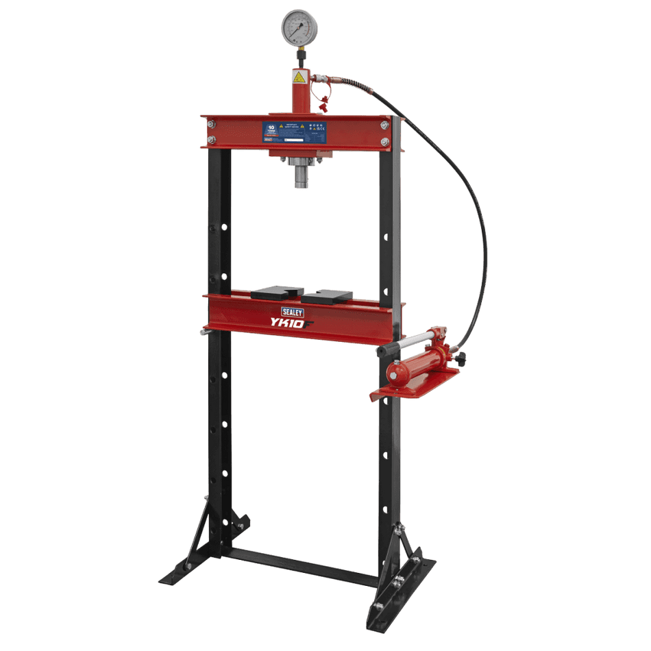 Sealey Hydraulic Press 10tonne Floor Type Model No-YK10F