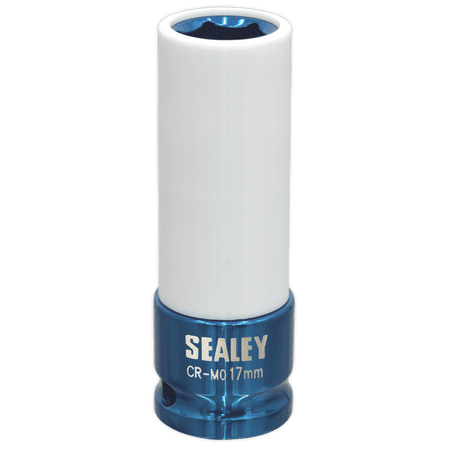 Sealey Alloy Wheel Impact Socket 17mm 1/2"Sq Drive Model No-SX03017
