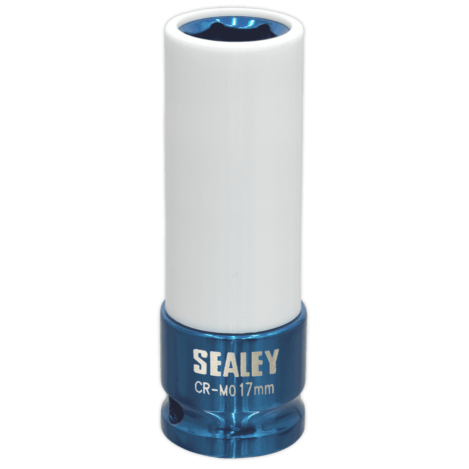 Sealey Alloy Wheel Impact Socket 17mm 1/2"Sq Drive Model No-SX03017