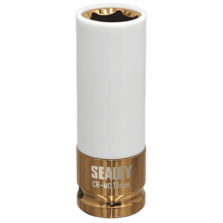Sealey Alloy Wheel Impact Socket 19mm 1/2"Sq Drive Model No-SX03019
