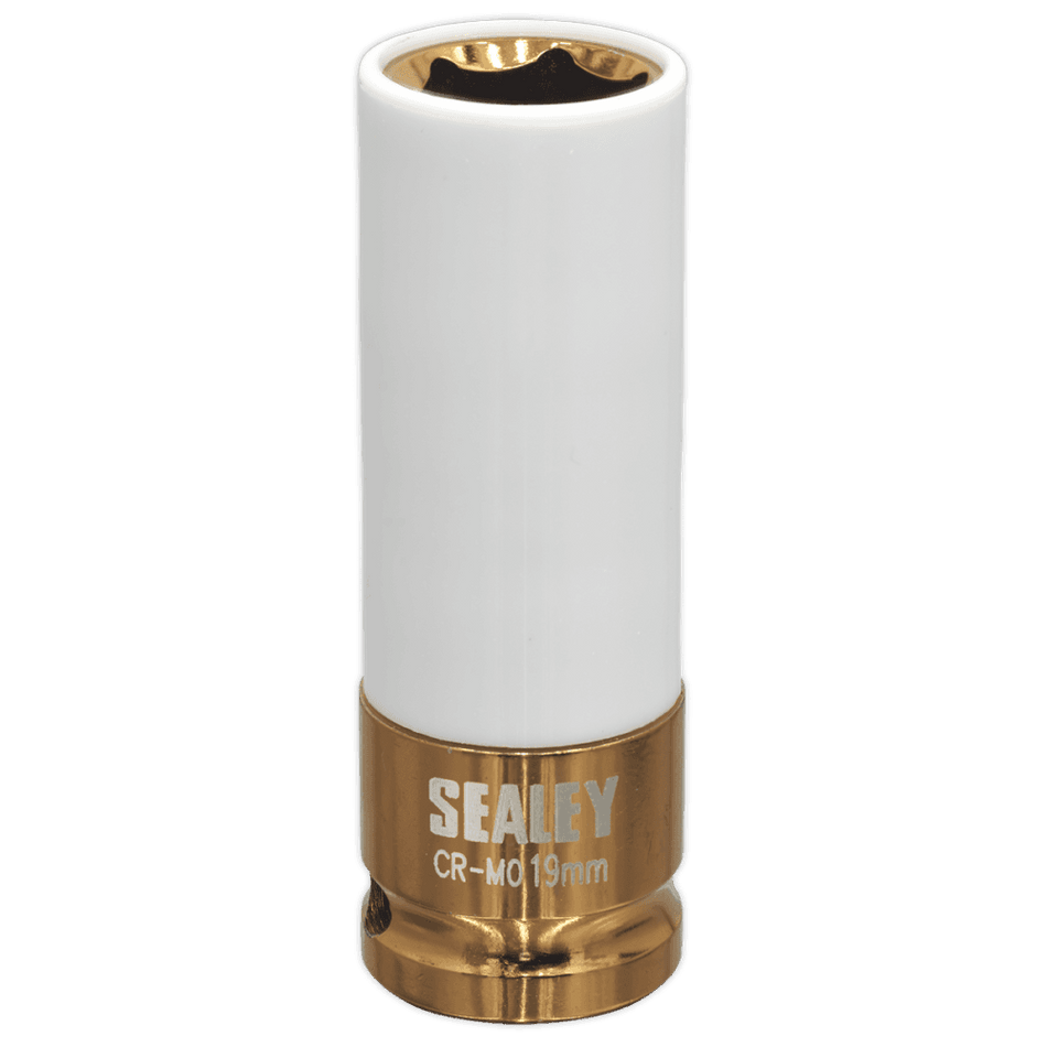 Sealey Alloy Wheel Impact Socket 19mm 1/2"Sq Drive Model No-SX03019