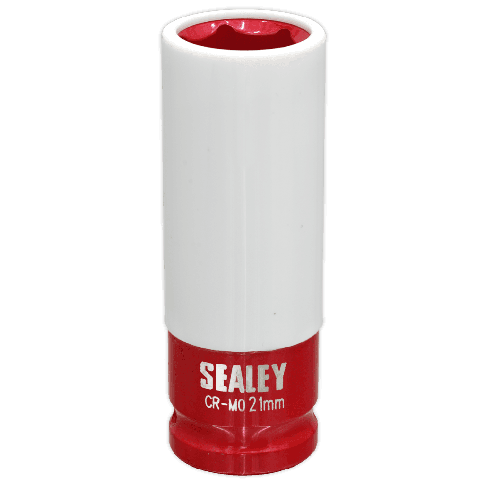 Sealey Alloy Wheel Impact Socket 21mm 1/2"Sq Drive Model No-SX03021