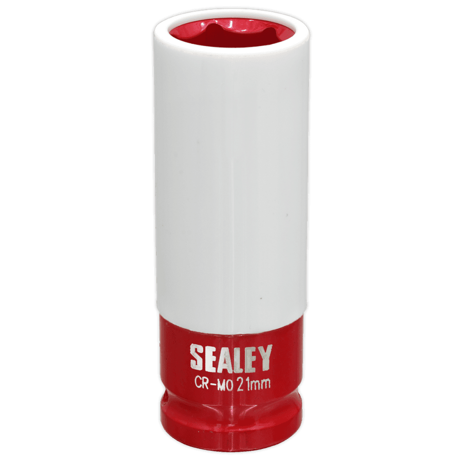 Sealey Alloy Wheel Impact Socket 21mm 1/2"Sq Drive Model No-SX03021