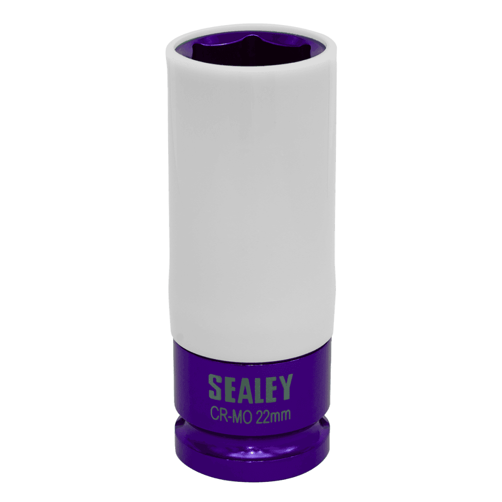 Sealey Alloy Wheel Impact Socket 22mm 1/2"Sq Drive Model No-SX03022