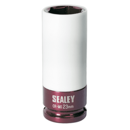 Sealey Alloy Wheel Impact Socket 23mm 1/2"Sq Drive Model No-SX03023