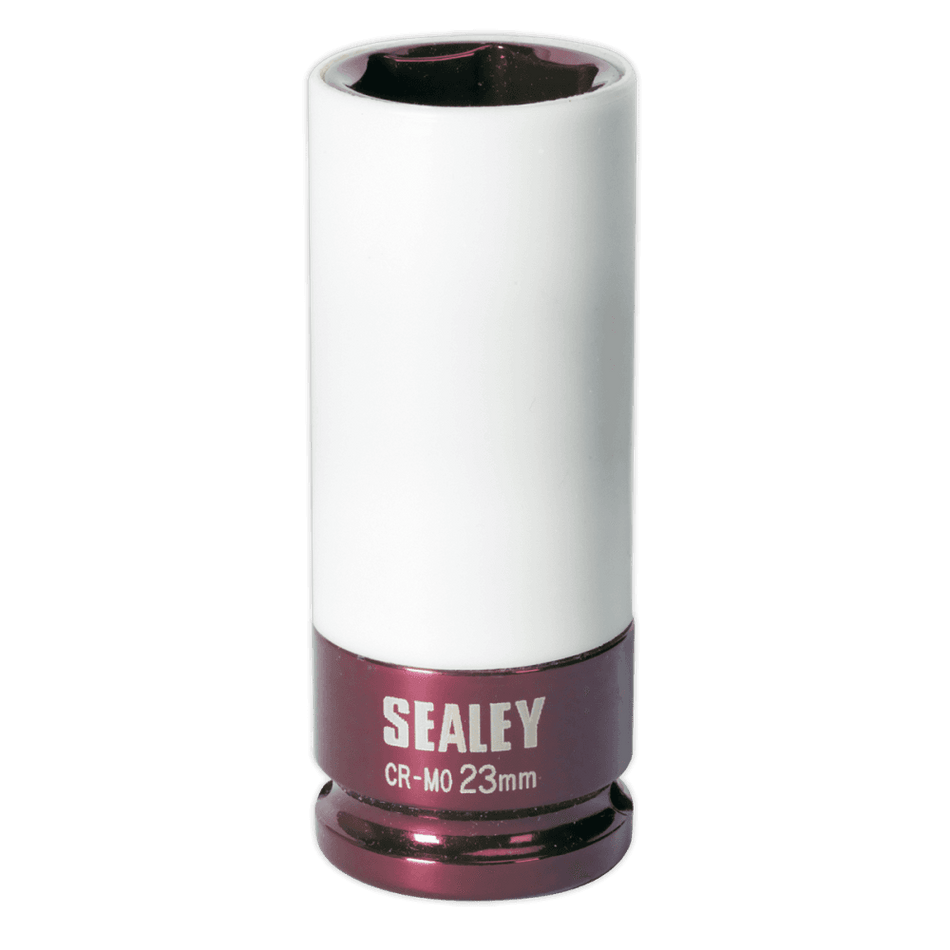 Sealey Alloy Wheel Impact Socket 23mm 1/2"Sq Drive Model No-SX03023