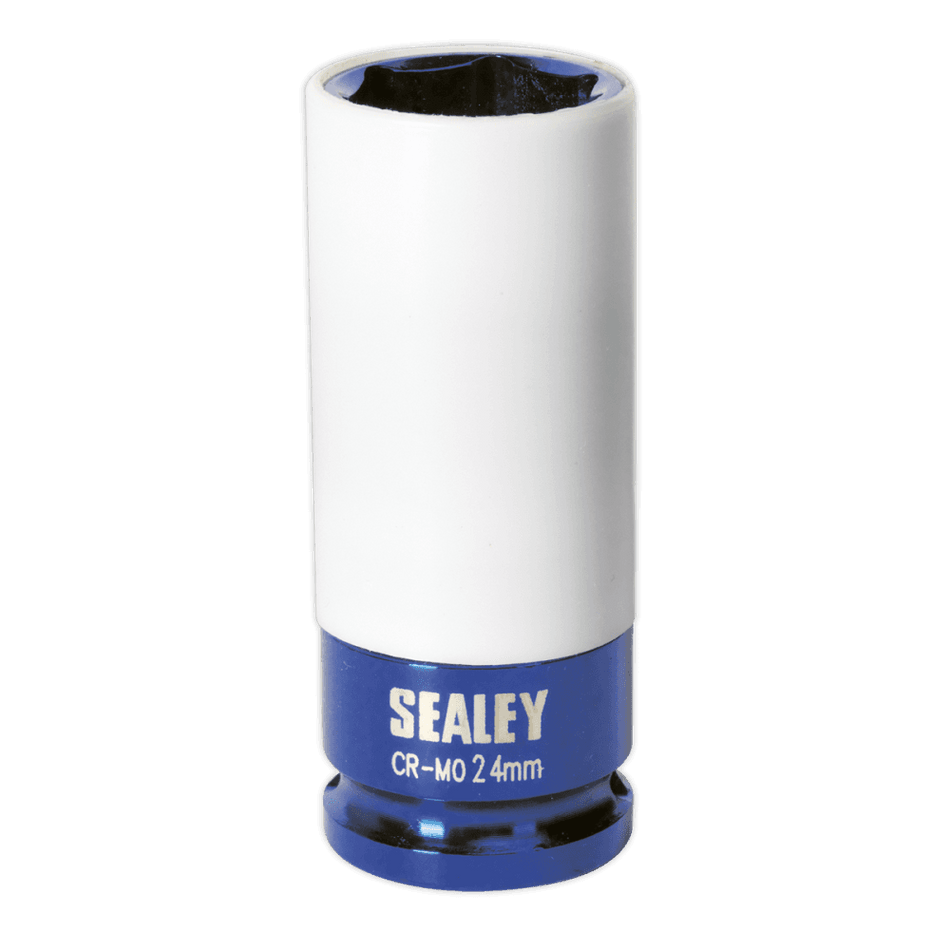 Sealey Alloy Wheel Impact Socket 24mm 1/2"Sq Drive Model No-SX03024