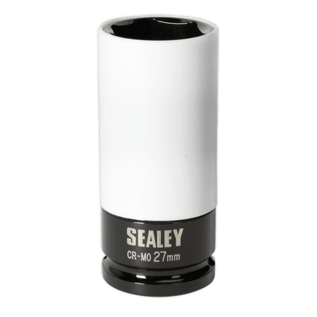Sealey Alloy Wheel Impact Socket 27mm 1/2"Sq Drive Model No-SX03027